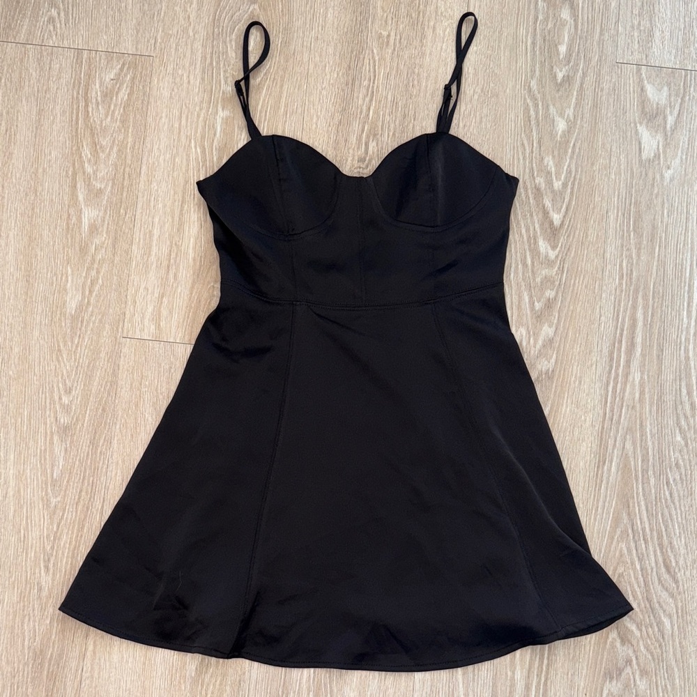 Urban Outfitters Black Mini Dress with Spaghetti Straps